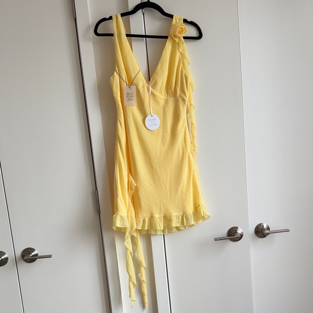 Yellow Mini Dress